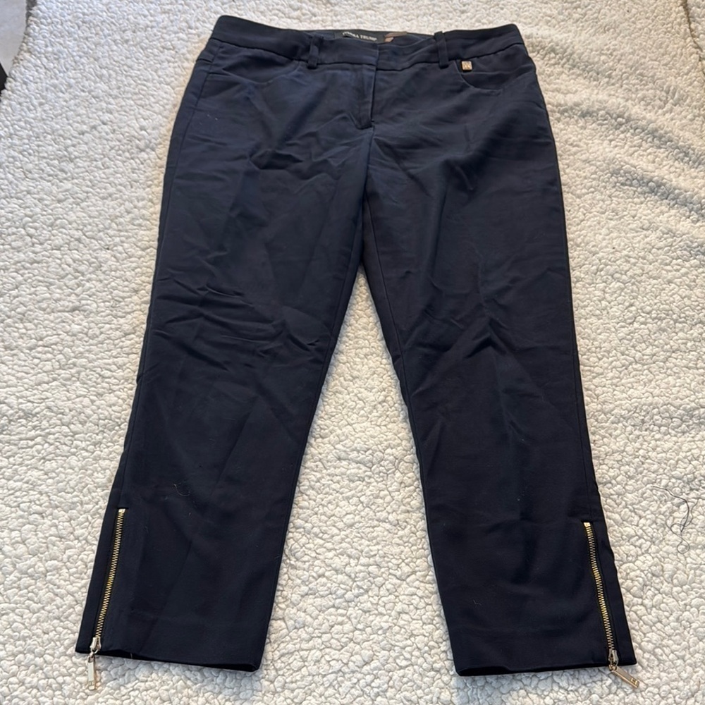 Ivanka Trump Midnight Black Trousers